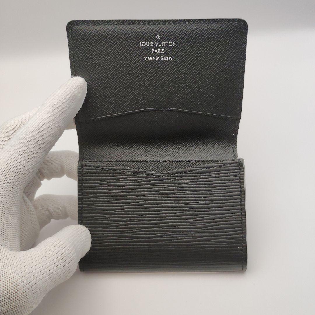 美品✨ルイヴィトン　名刺入れ　カードケース　エピ　ブラック　ノワール