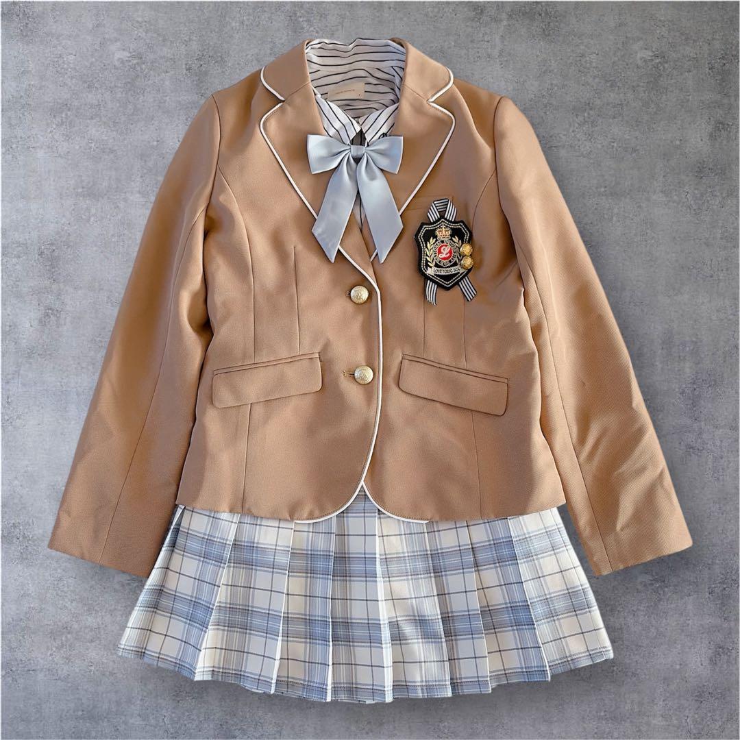 3【美品】レピピアルマリオ ガールズフォーマルスーツ　M 卒服 5点セット