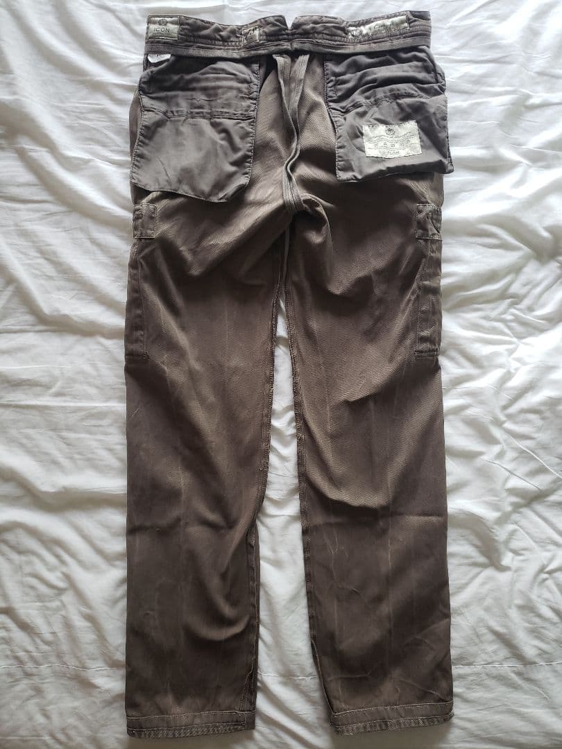 pt torino icon 01 05 ヘリンボーン カーゴパンツ トラウザー