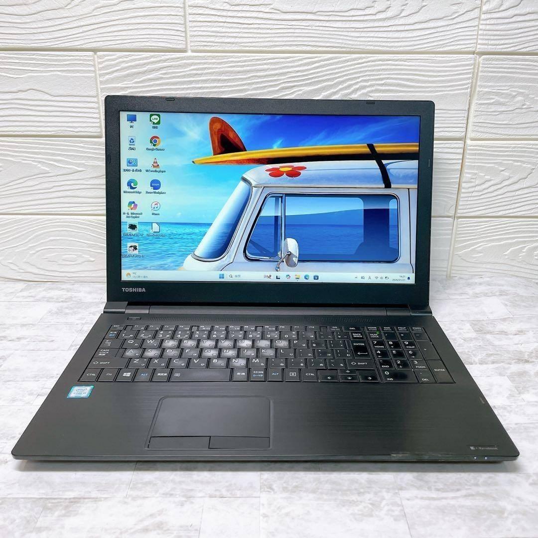 超お買い得✨高速起動✨win11 ノートパソコン SSD 8GB DVD 東芝