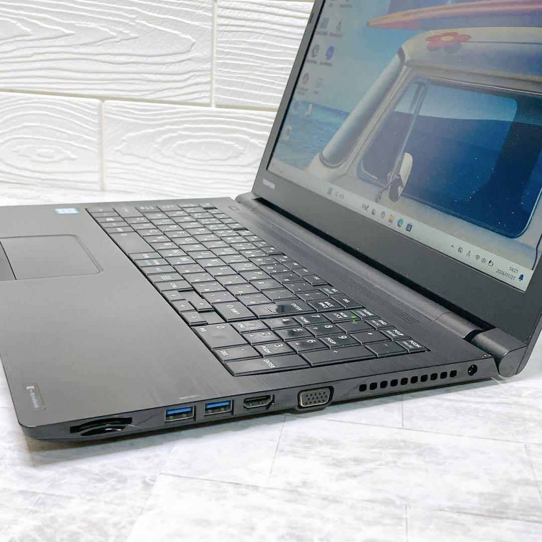 超お買い得✨高速起動✨win11 ノートパソコン SSD 8GB DVD 東芝