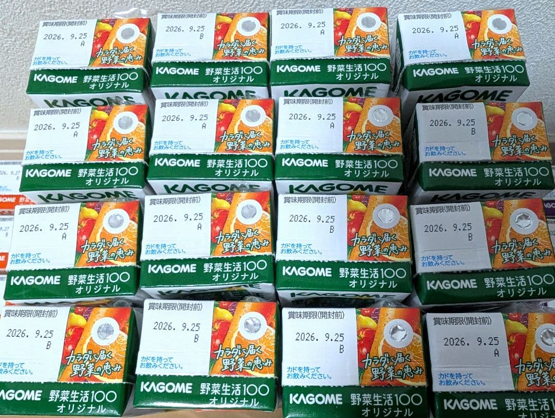 KAGOME　野菜生活100 3種類　96本