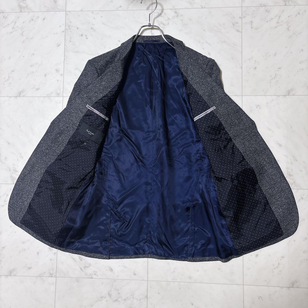 Paul Smith ウール シルク ネップツイード テーラードジャケット L