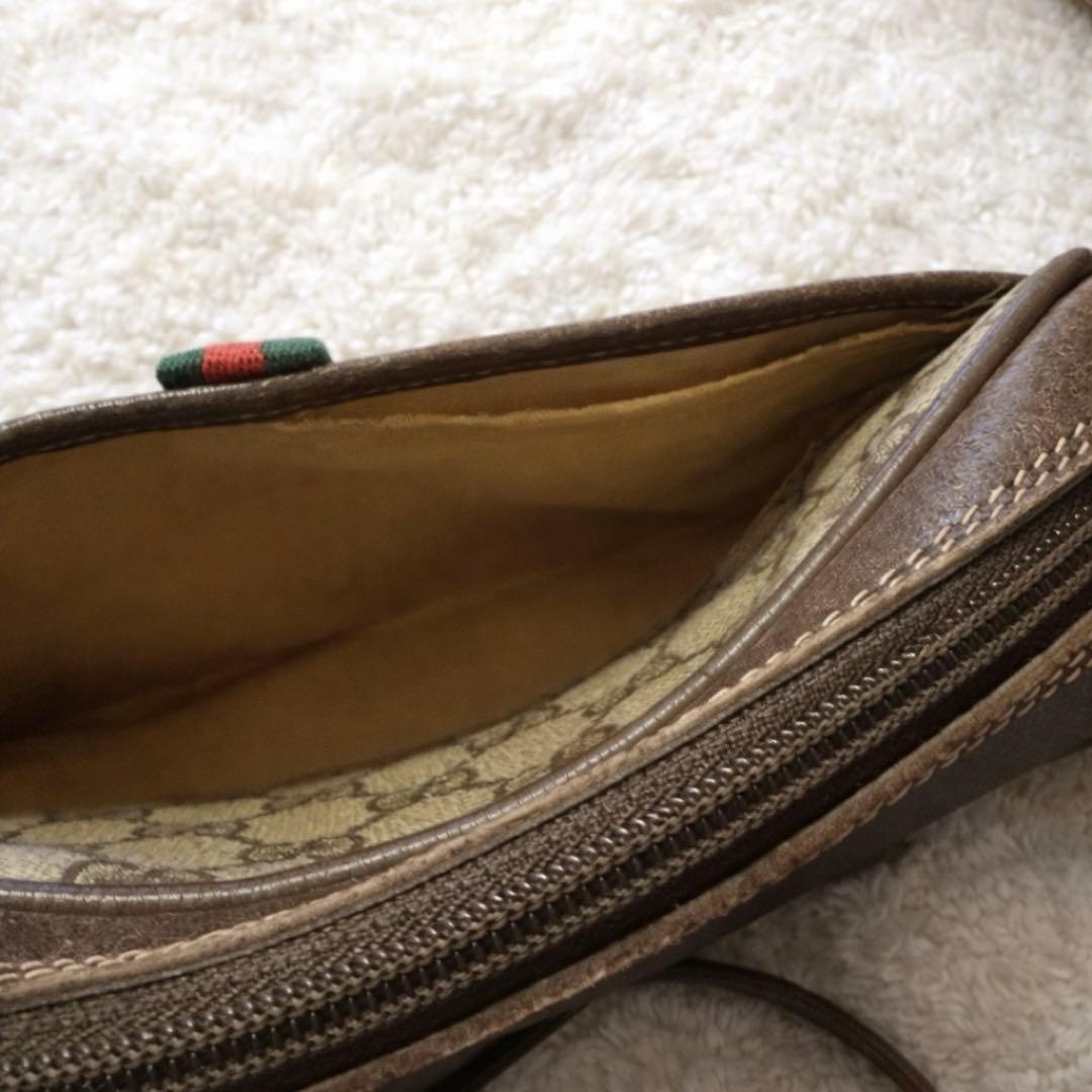 GUCCI オールドグッチ　斜め掛け ショルダーバッグ