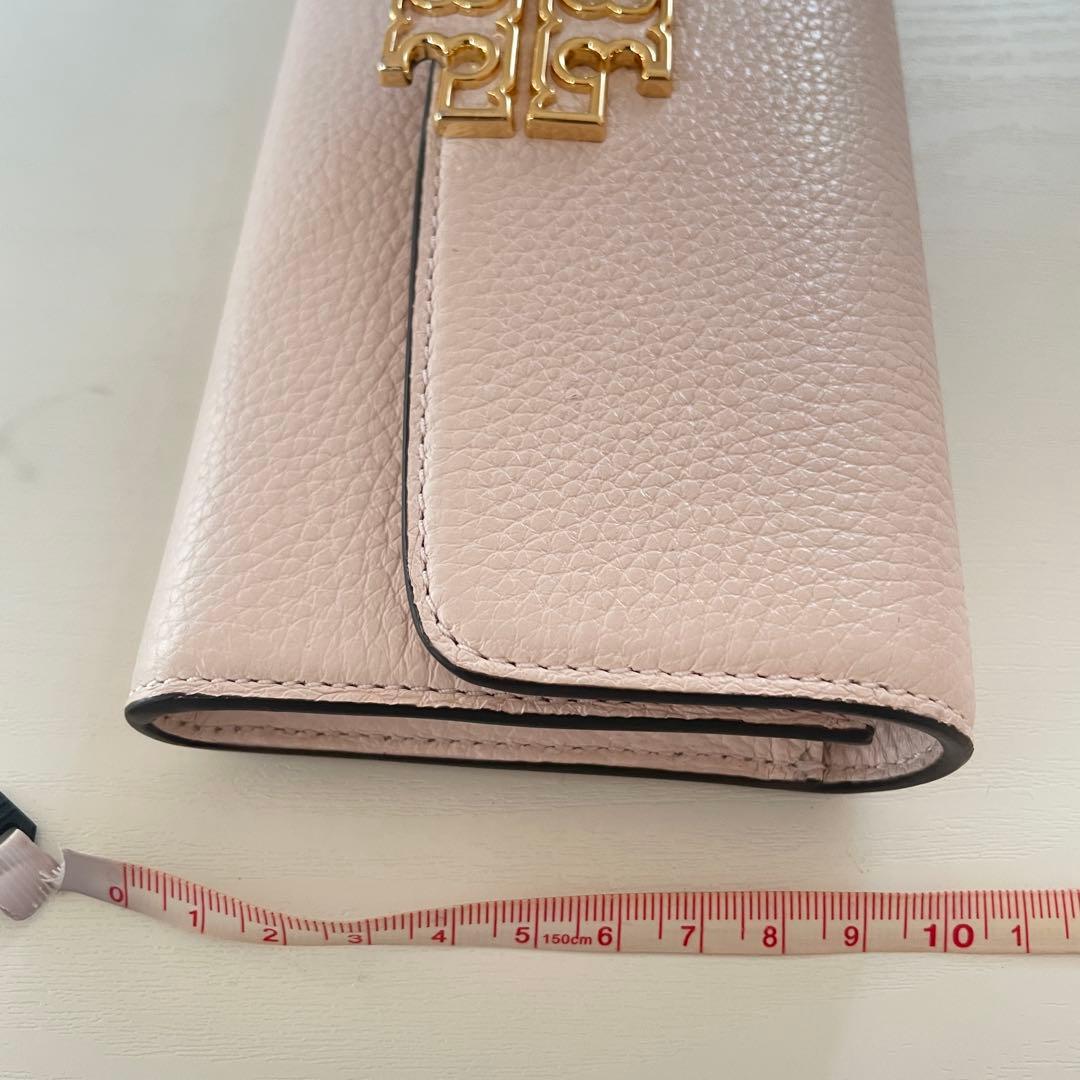 Tory Burchトリーバーチ長財布　ピンク　レザーエンベロープウォレット