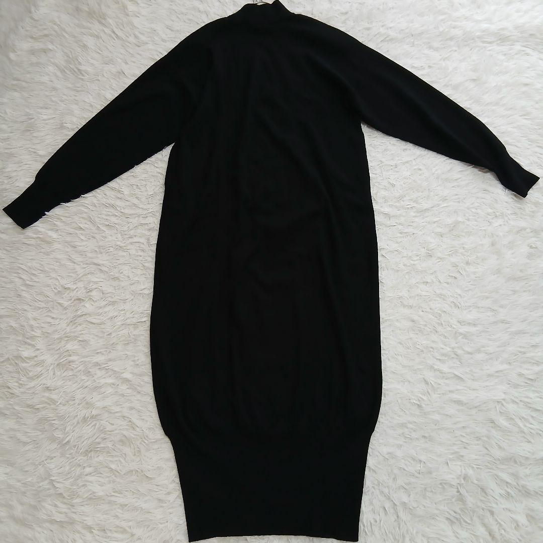 【美品】【UN3D.】23AW　コクーンルーズニットワンピース　黒