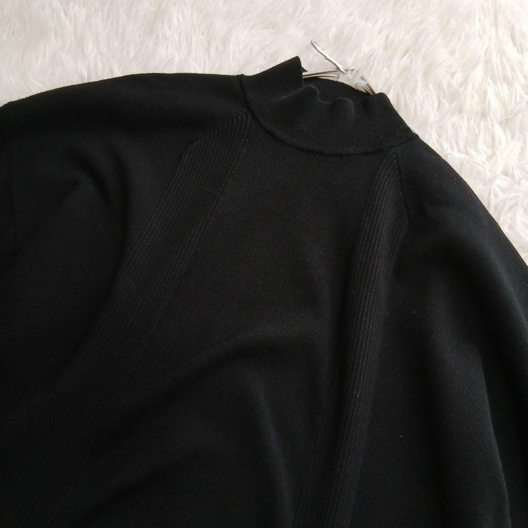 【美品】【UN3D.】23AW　コクーンルーズニットワンピース　黒