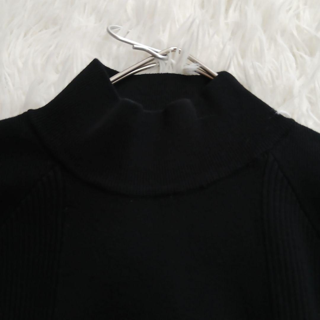 【美品】【UN3D.】23AW　コクーンルーズニットワンピース　黒