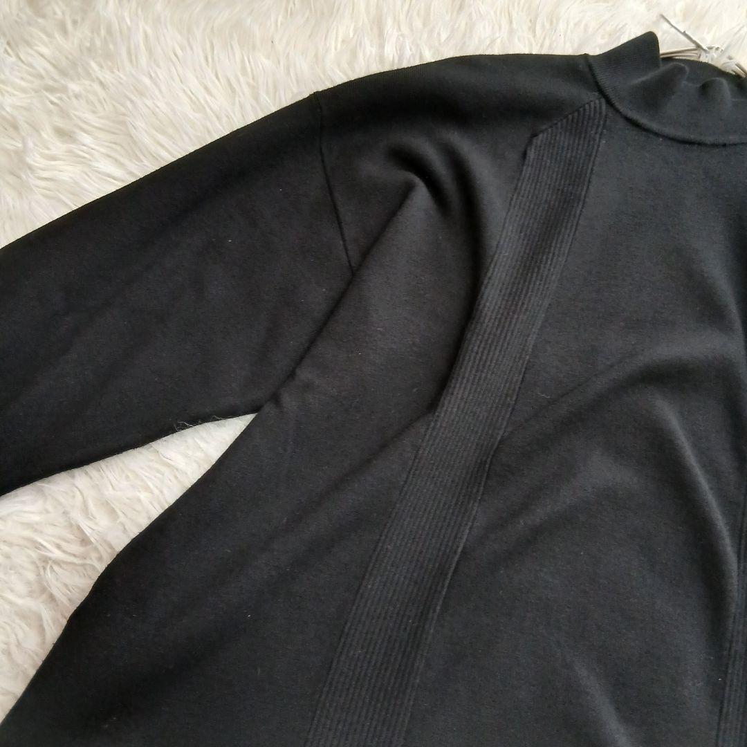 【美品】【UN3D.】23AW　コクーンルーズニットワンピース　黒