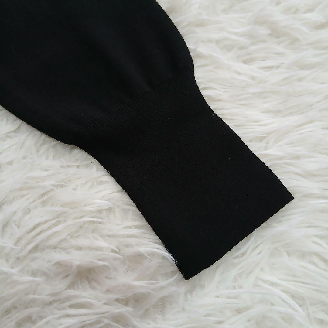 【美品】【UN3D.】23AW　コクーンルーズニットワンピース　黒