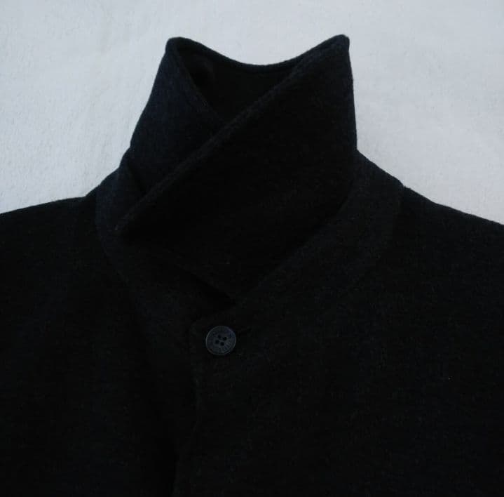 【極美品 M】バーバリーブラックレーベル 幻の 最高級 カシミヤ入 ウールコート