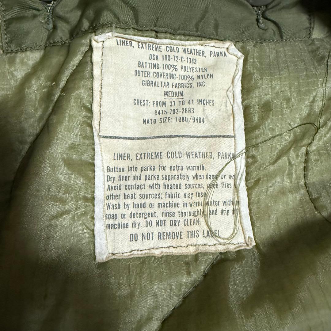 85年製 m-65 フィッシュテールパーカー
