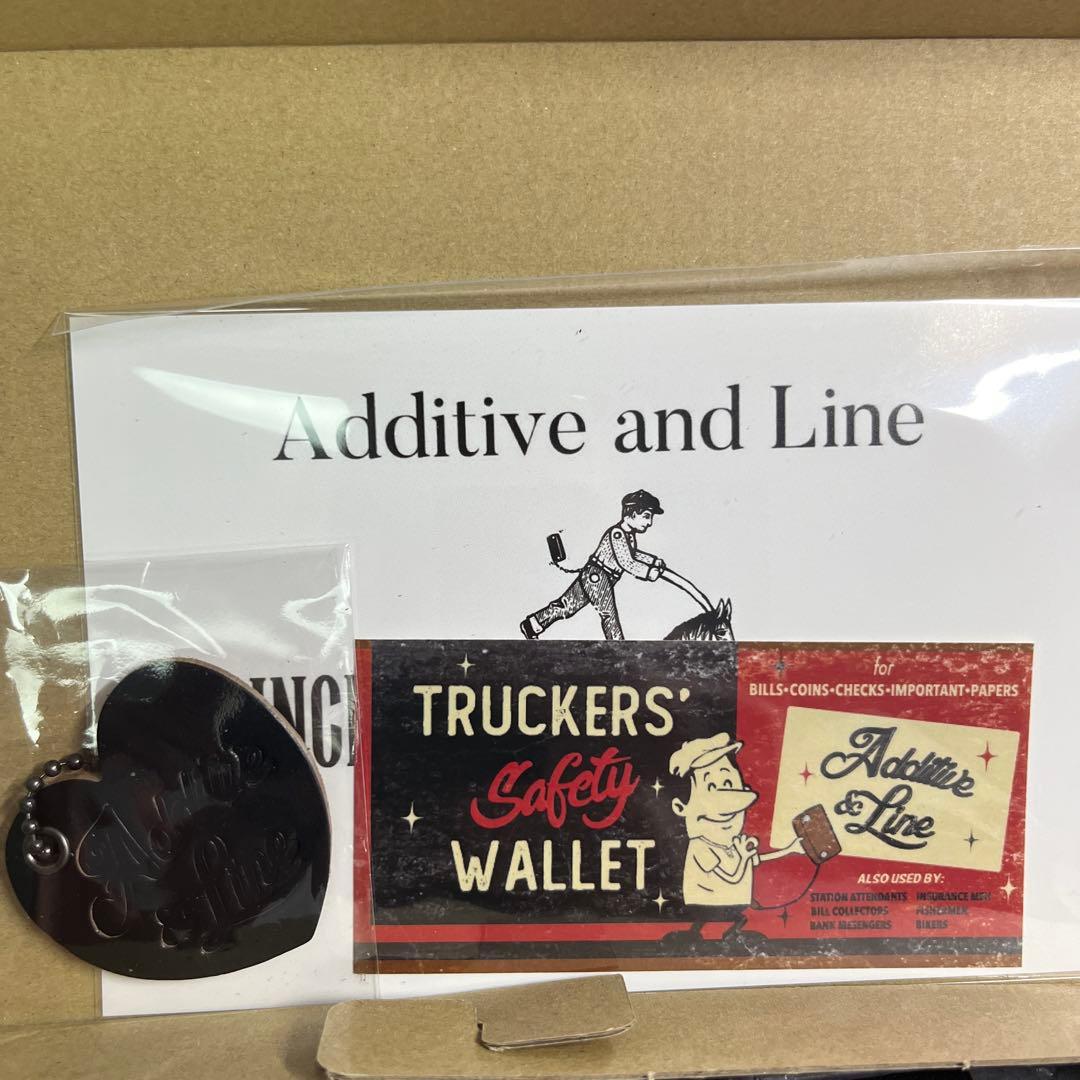 Additive and Line TW-004レザーウォレット 新品未使用