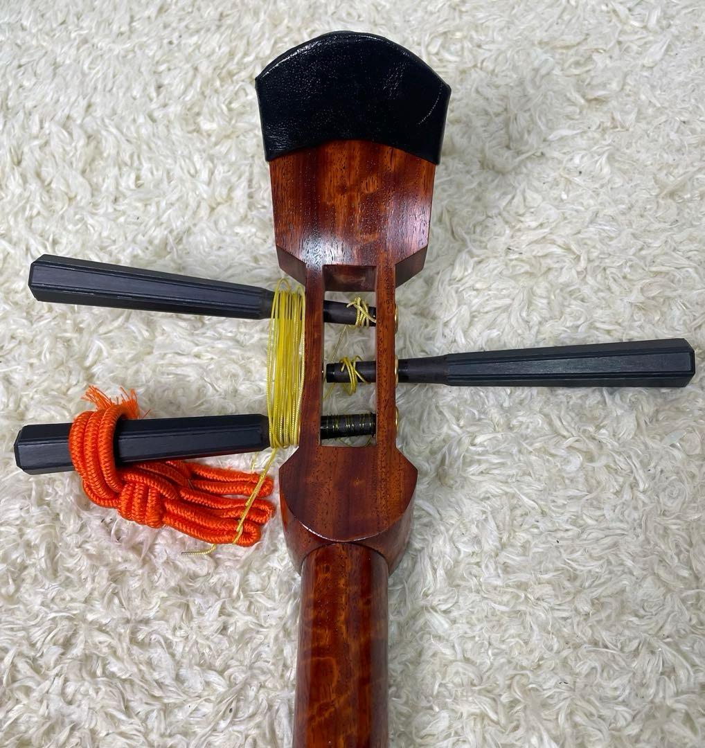 三味線 三つ折り本体と付属品セット