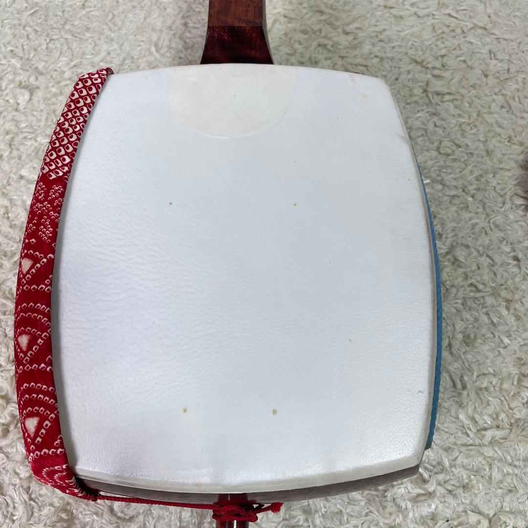 三味線 三つ折り本体と付属品セット