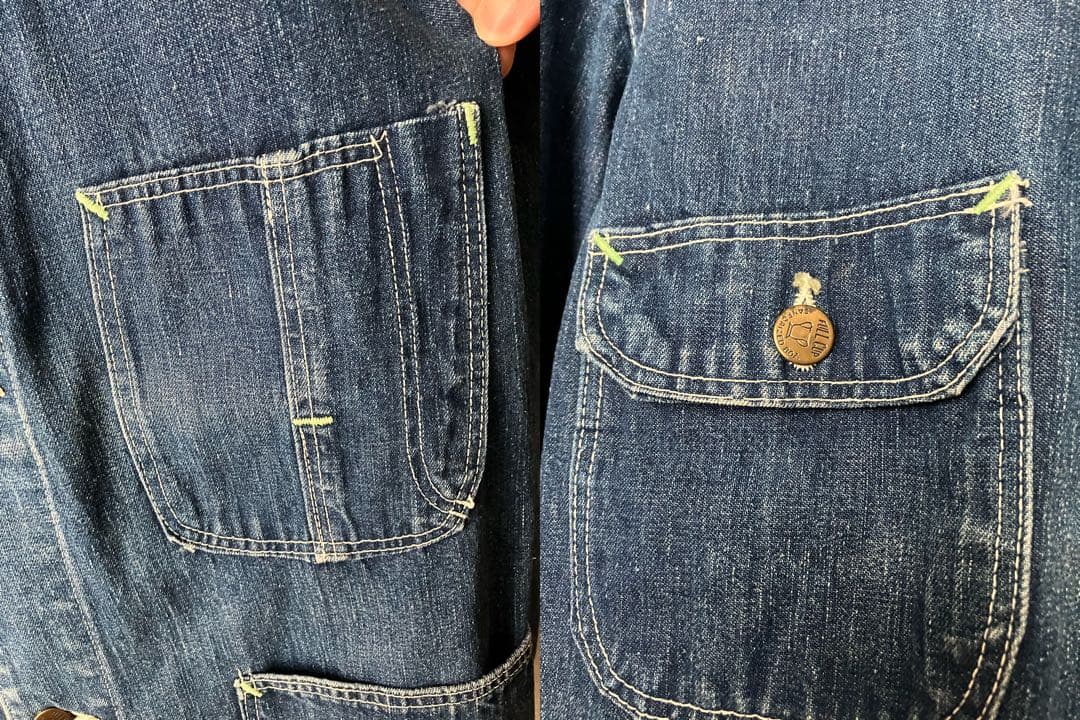 大戦ww2 FULL CUPカバーオール　サイズ36〜38 ヴィンテージUS古着