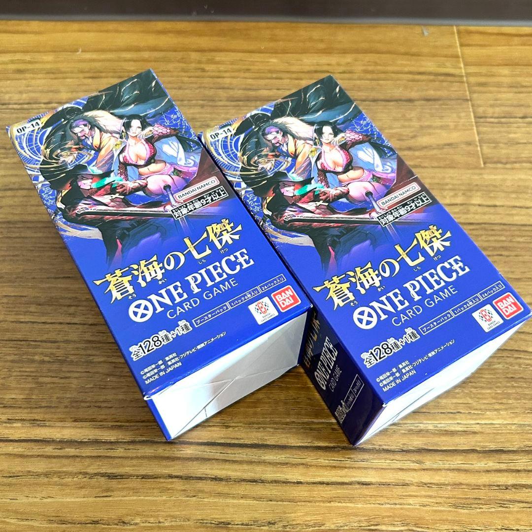 ワンピースカード 蒼海の七傑 OP-14 未開封2BOX