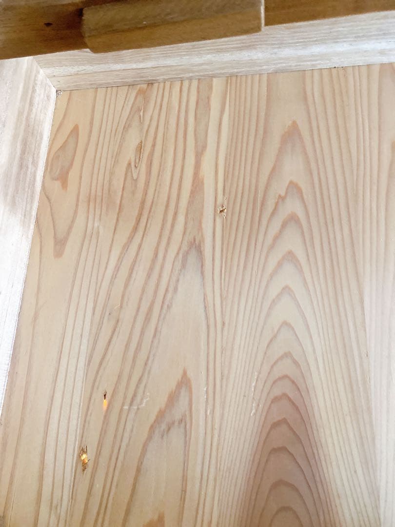 ✨希少✨古家具　木製4段前面ガラス引き出しチェスト