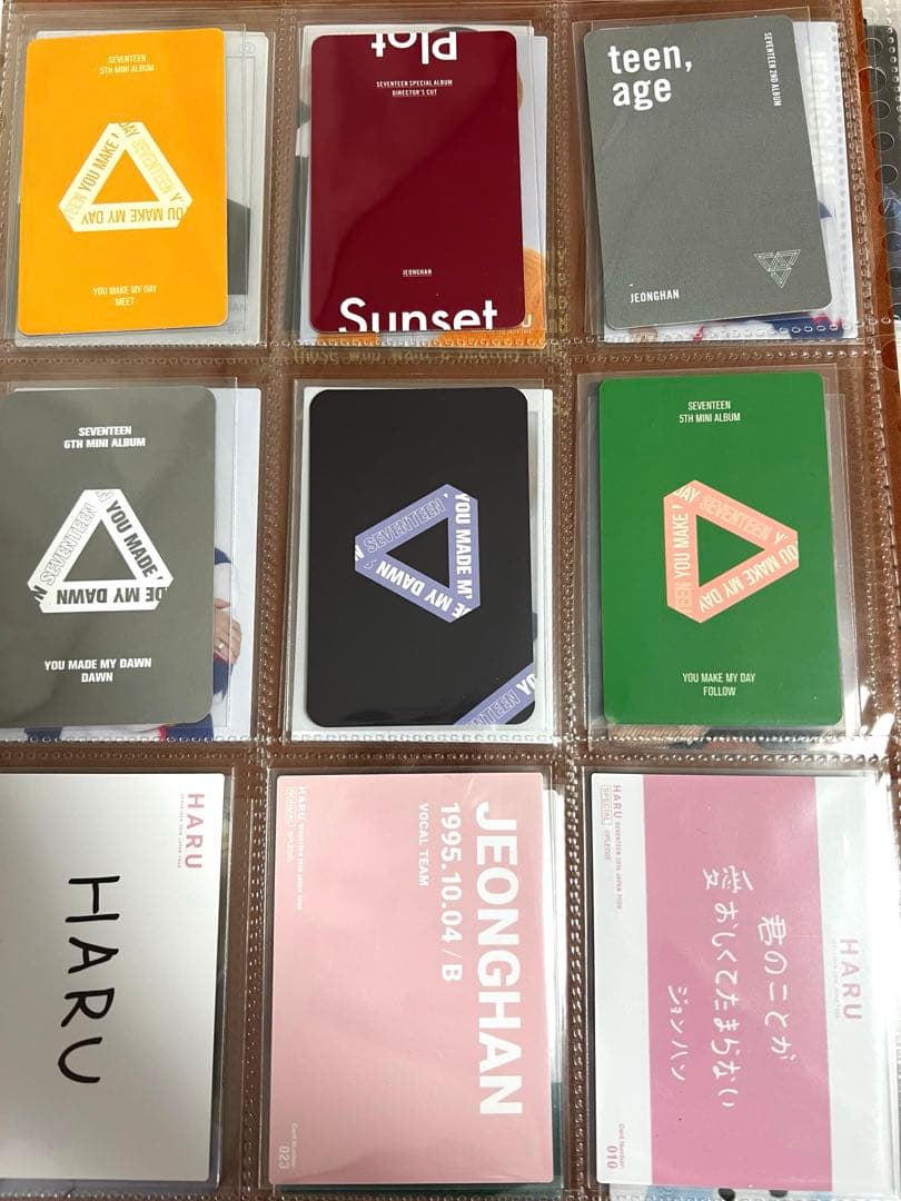 SEVENTEEN ジョンハン トレカ まとめ売り ①