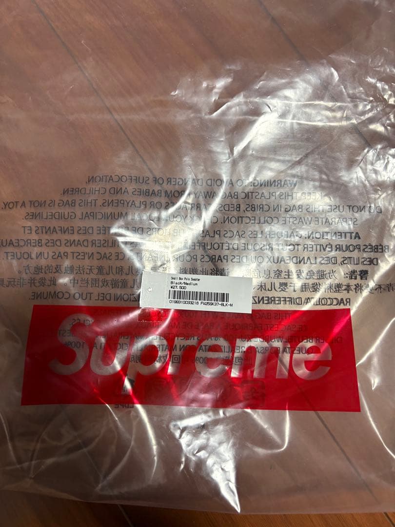 トップス M supreme small box polo sweater black