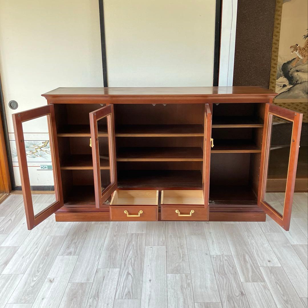 マルニ木工 地中海ロイヤルシリーズ サイドボード キャビネット カップボード