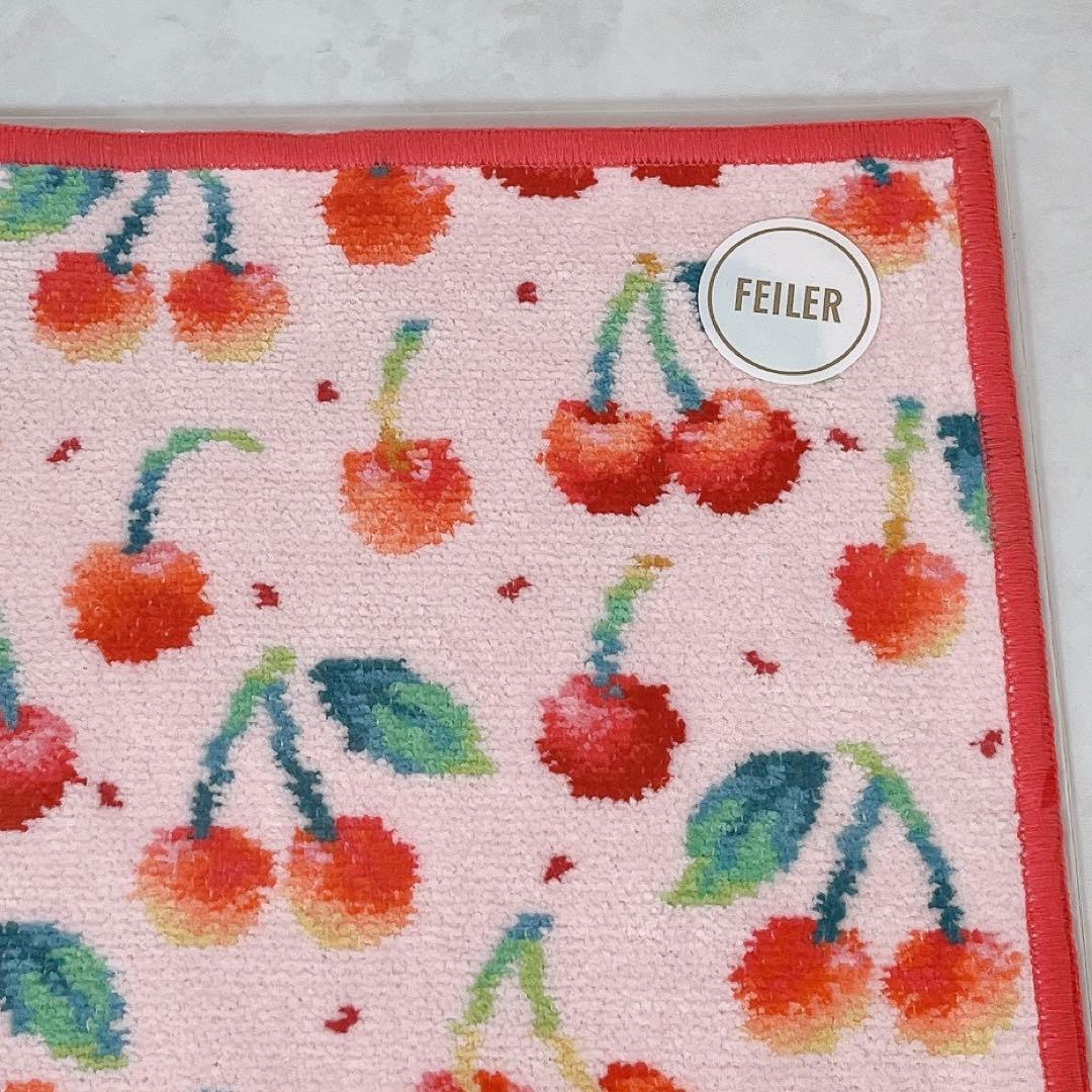 【未開封】FIELER フェイラー チェリードット ポーチ＆ハンカチ 2点セット