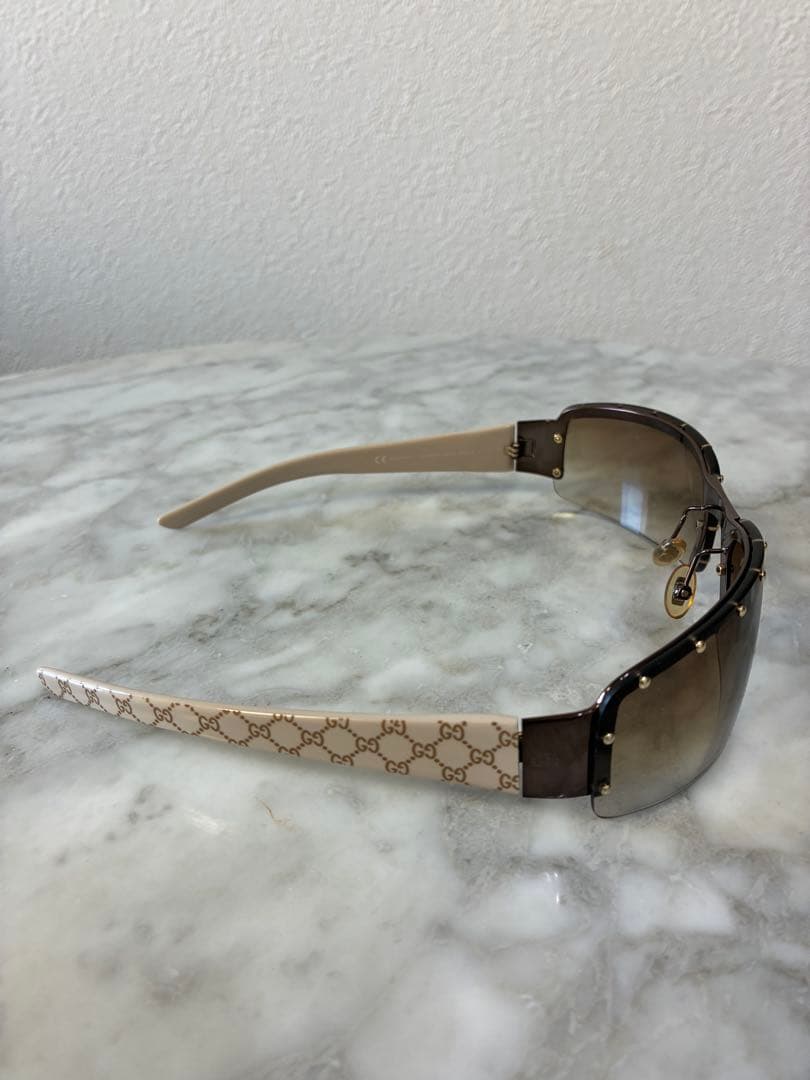 GUCCIサングラス スタッズ ブラウン グラデーション