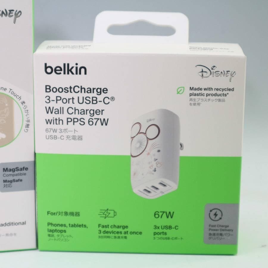 未使用 ディズニー100周年限定×ベルキン チャージングギフトボックス