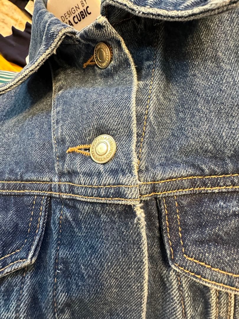 美品マリメッコMaridenim Murros Unikko デニムジャケット