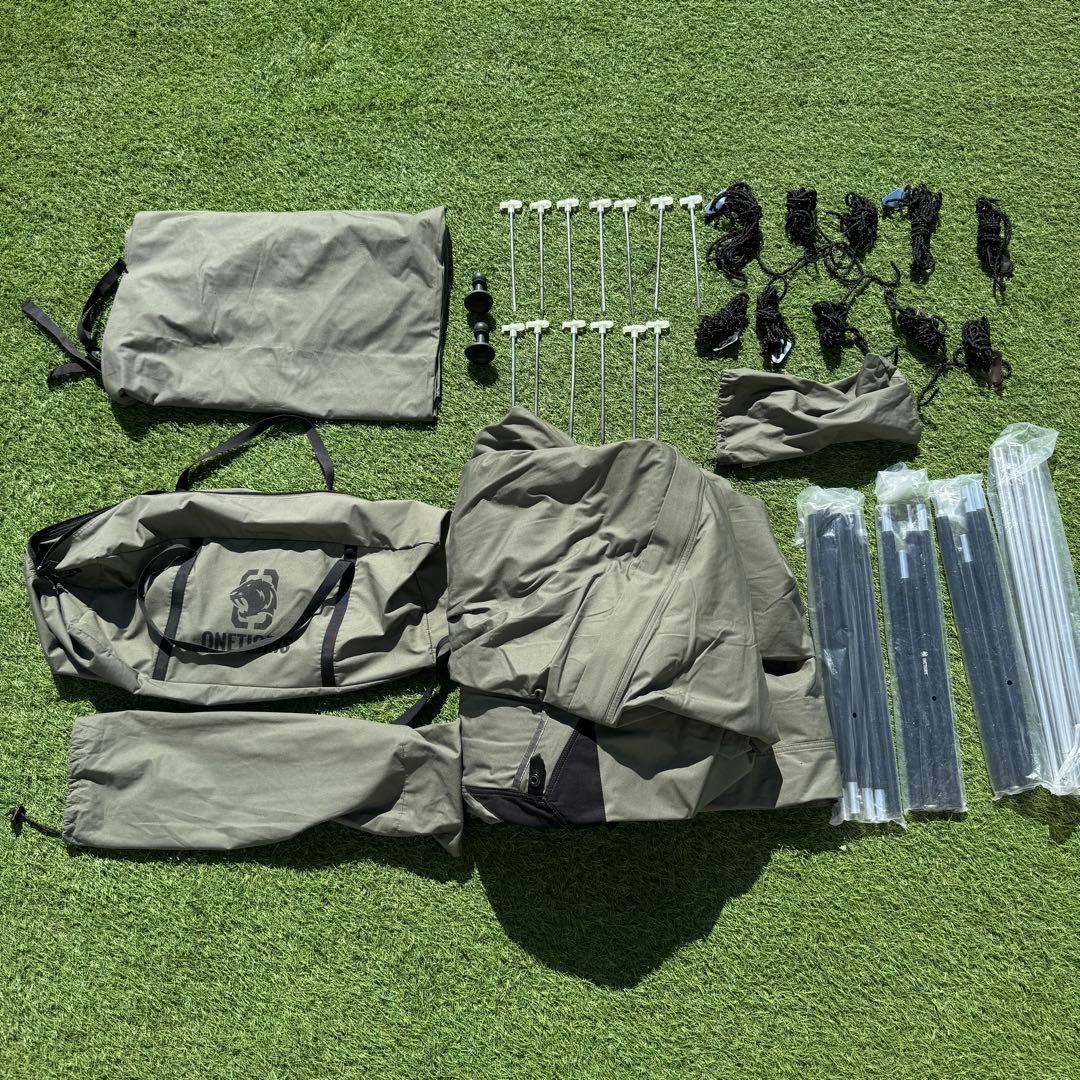 ワンティグリス ソロホームステッドTC カーキ 煙突穴