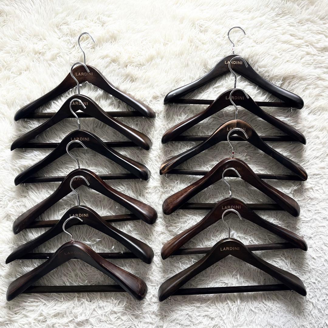 <単品購入可能>⑤LARDINI 木製 スーツ 新純正ハンガー