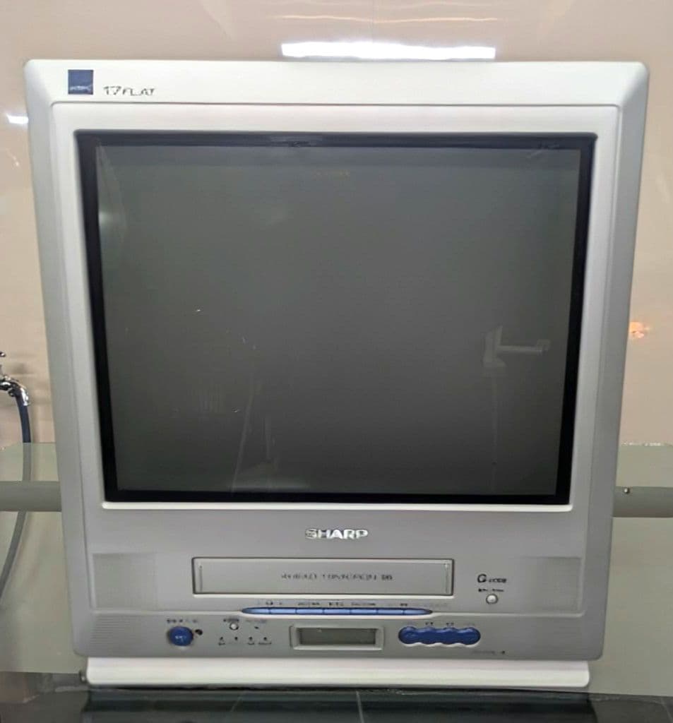 SHARP 17FLAT カラーテレビ テレビデオ VT-17V6JB