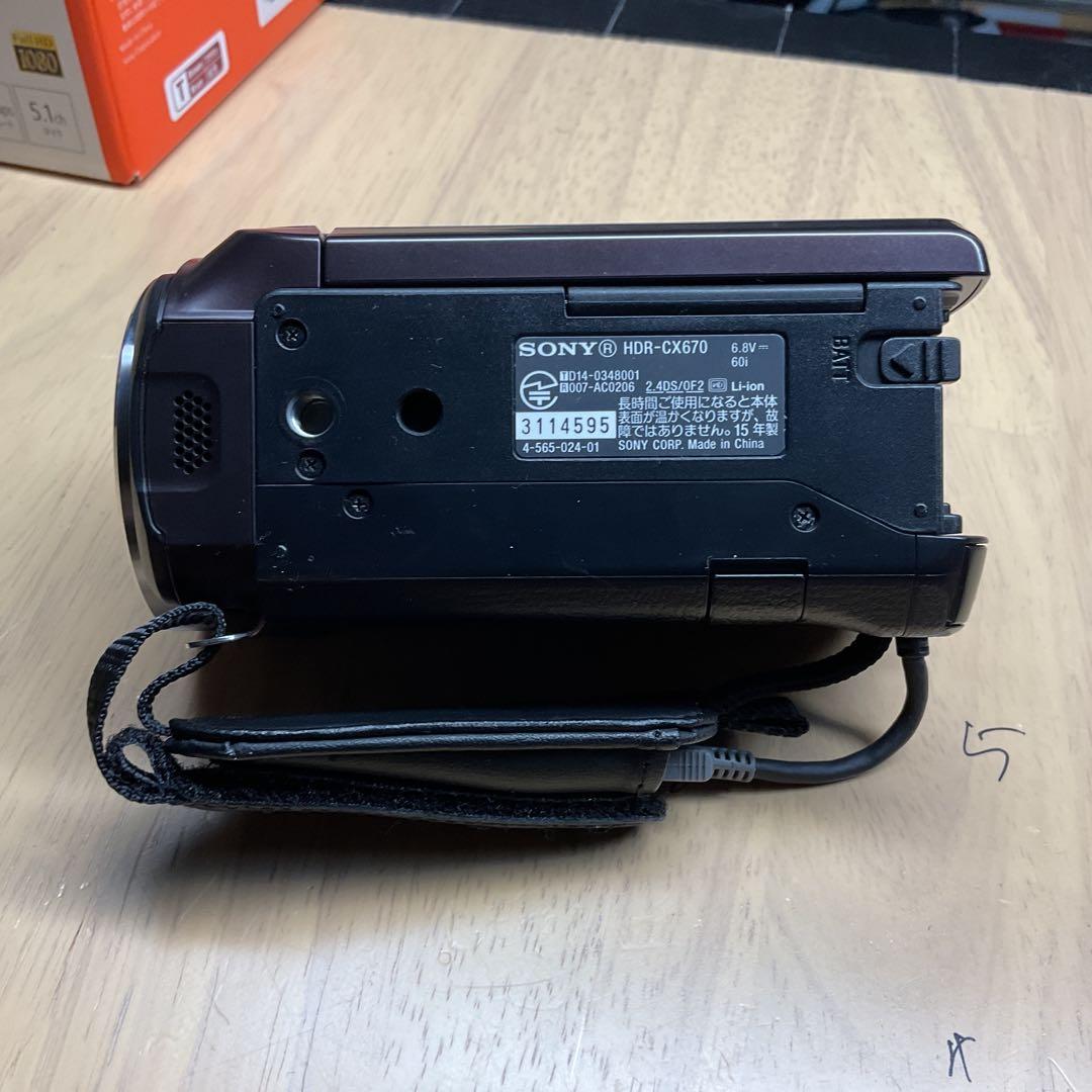 SONY HDR-CX670 ビデオカメラ 美品 商品説明欄必見