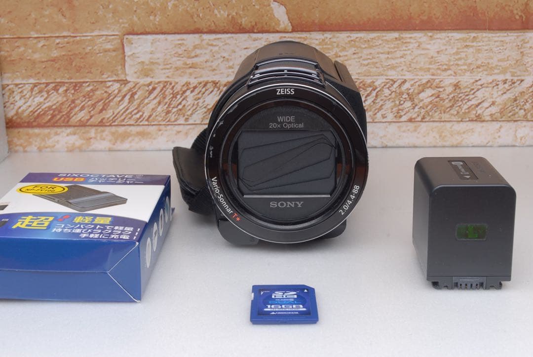 SONY FDR-AX45 4Kビデオカメラ ブラックカラー　高性能