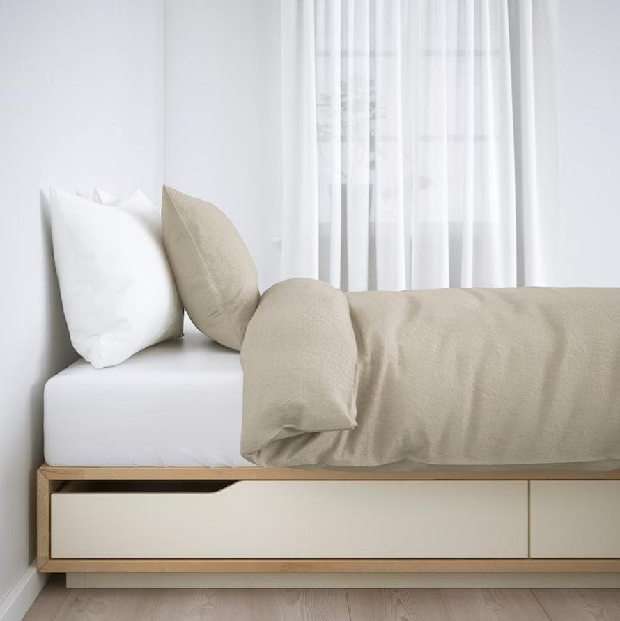 【IKEA】クイーンサイズベッドフレーム MANDAL ※マットレス別出品