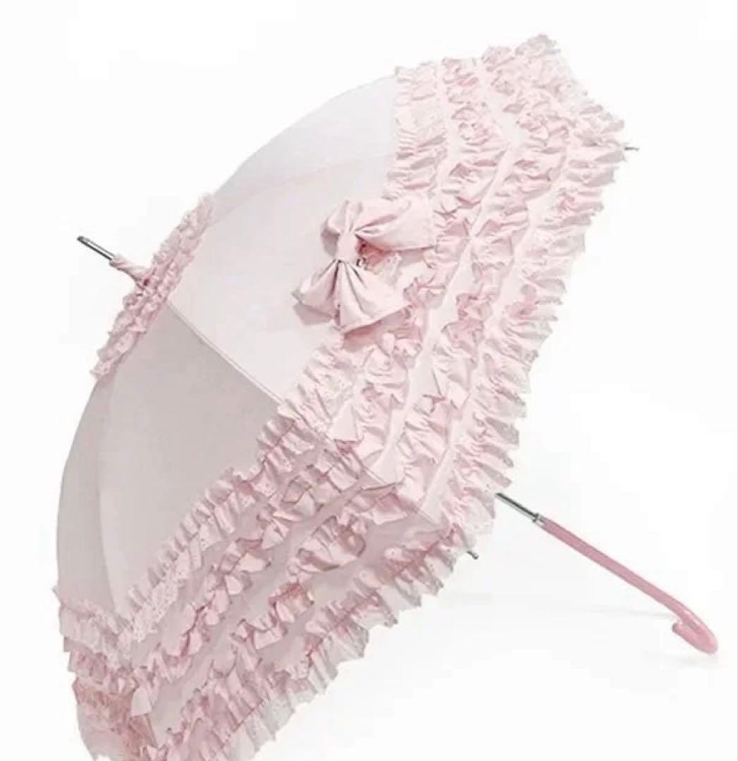Angelic Pretty フリルミルフィーユアンブレラ　ピンク　傘