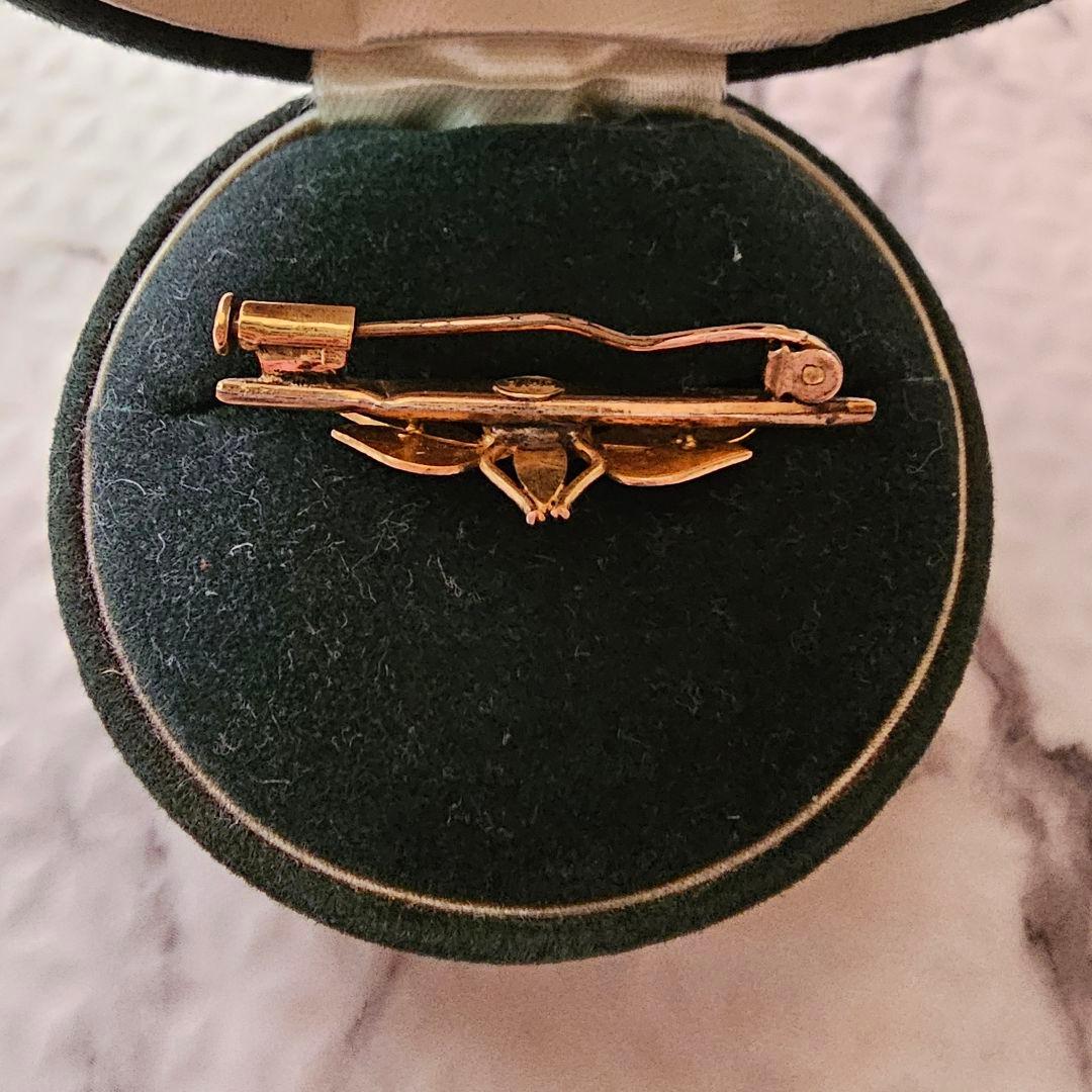 イギリス フランス アンティーク ブローチ 蚤の市 英国 蝶 蜻蛉 骨董市