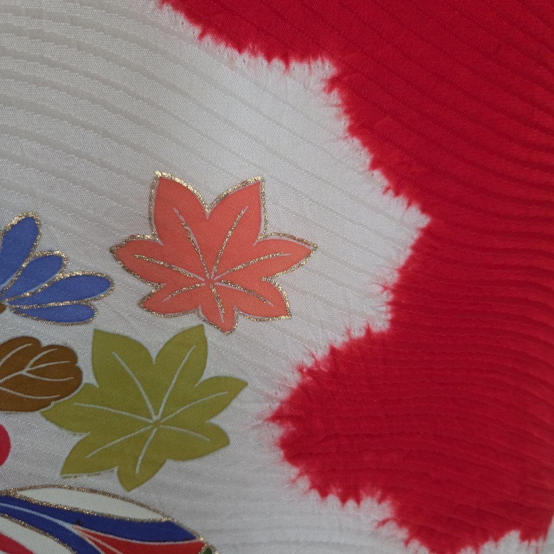 No96　正絹　女の子お祝い着物　産着　長襦袢付き　七五三