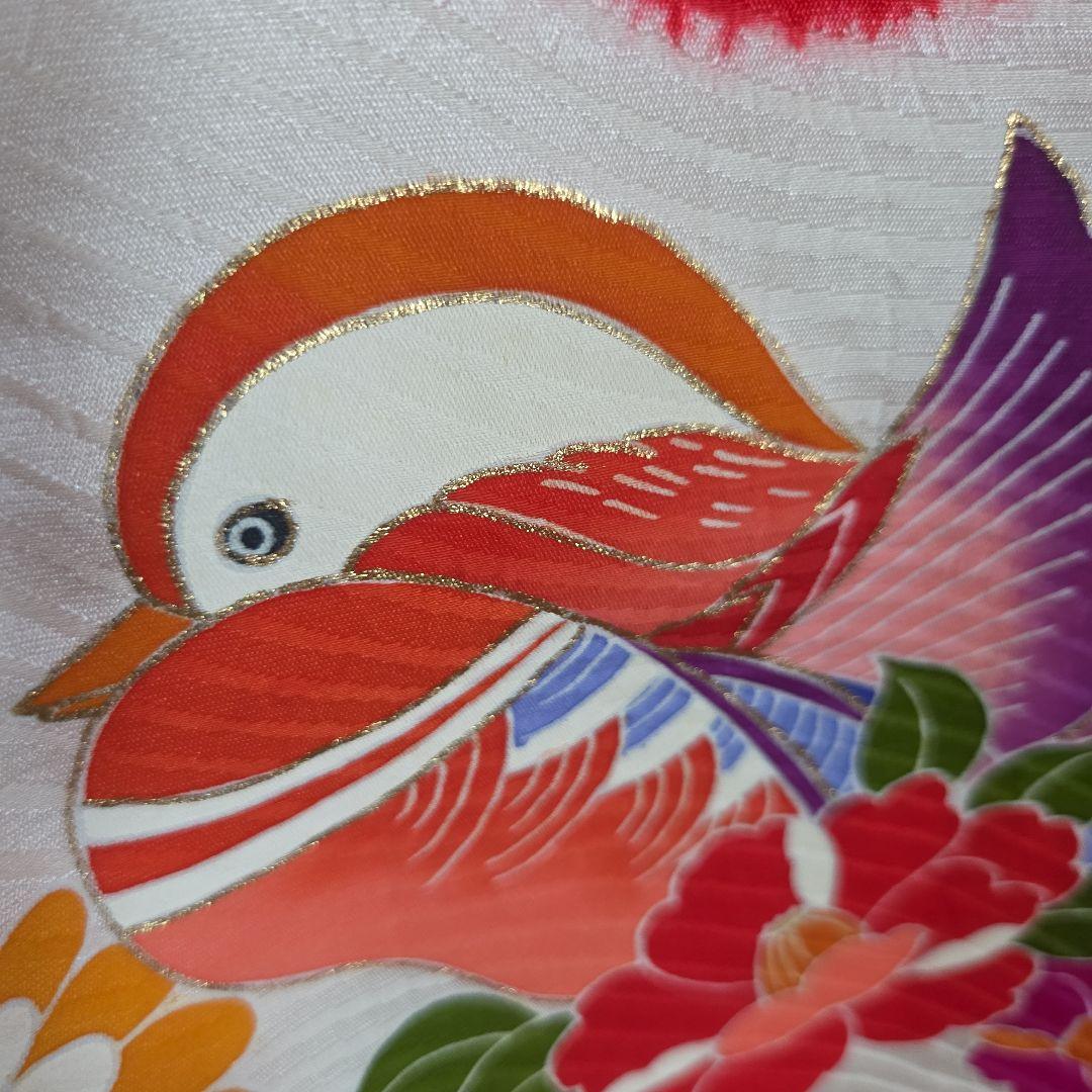 No96　正絹　女の子お祝い着物　産着　長襦袢付き　七五三