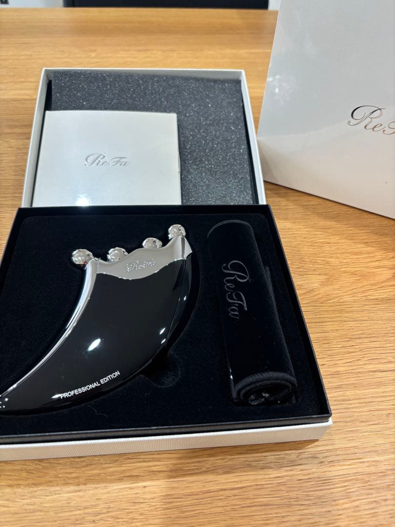 リファ 美顔ローラー Refaカッサ ブラック