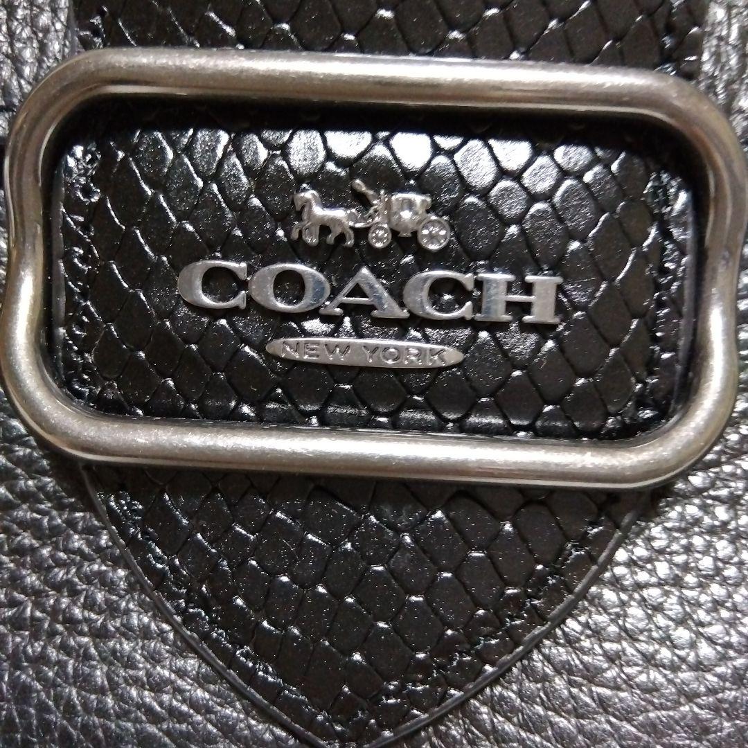 COACH モーガントップハンドル ショルダーバッグ 2way レザー