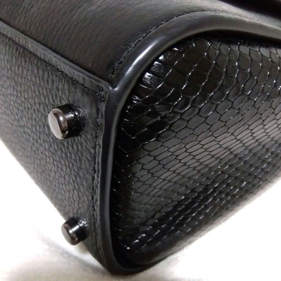 COACH モーガントップハンドル ショルダーバッグ 2way レザー