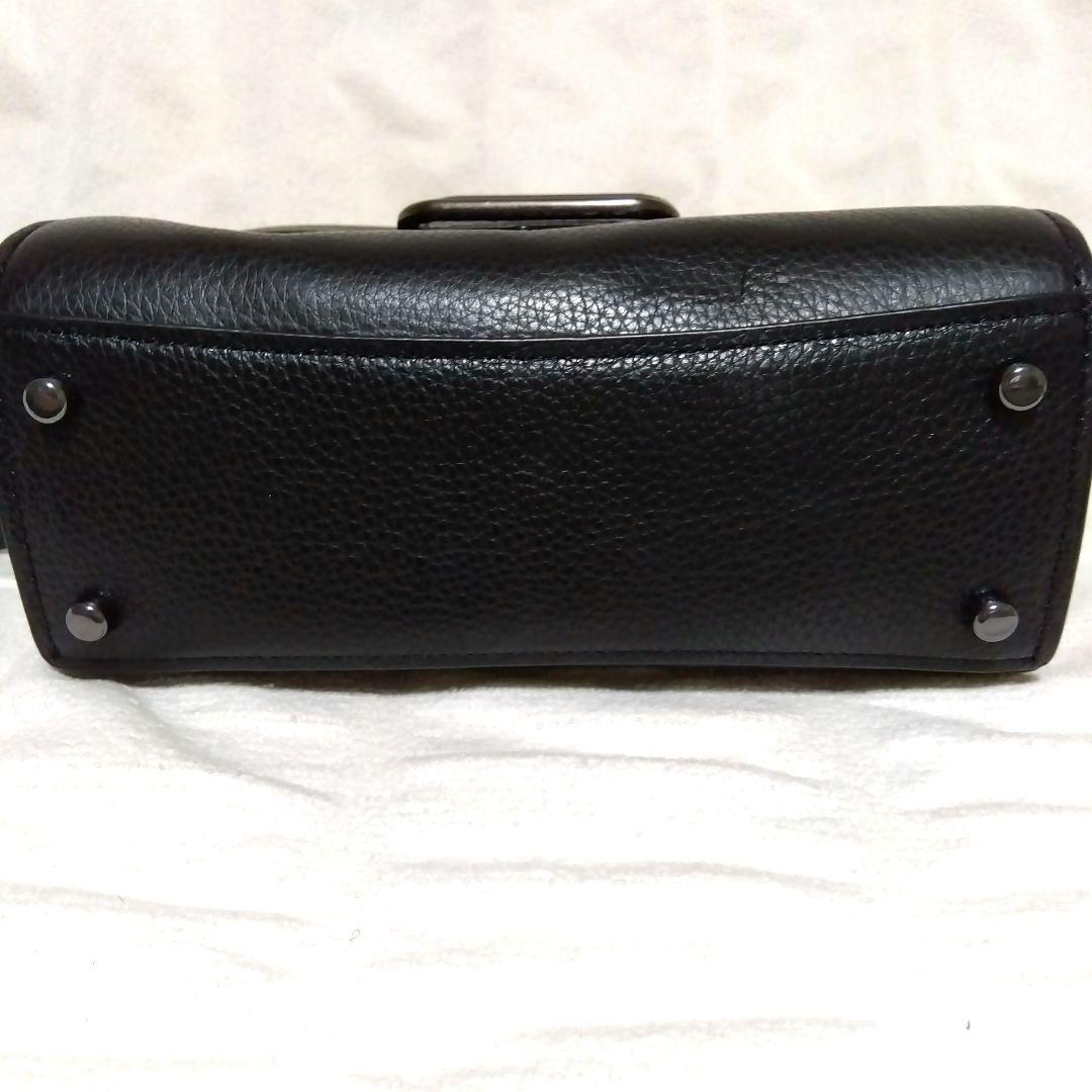 COACH モーガントップハンドル ショルダーバッグ 2way レザー