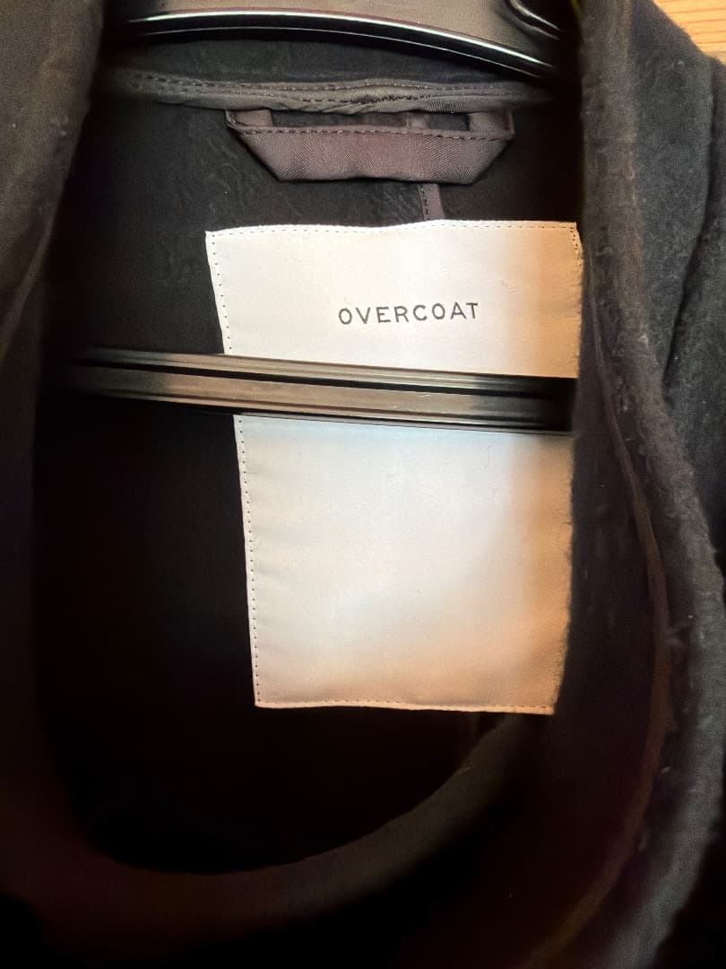 ジャケット・アウター Overcoat Mods Coat In Double Face Beaver