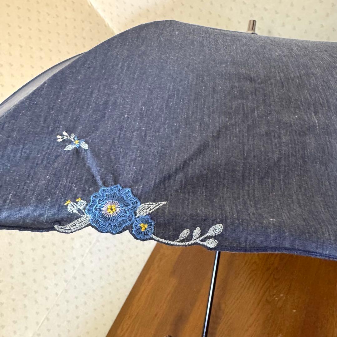 ★新品★Blao　晴雨兼用　日傘　１級遮光　遮熱効果　サマーシールド　軽量　刺繍