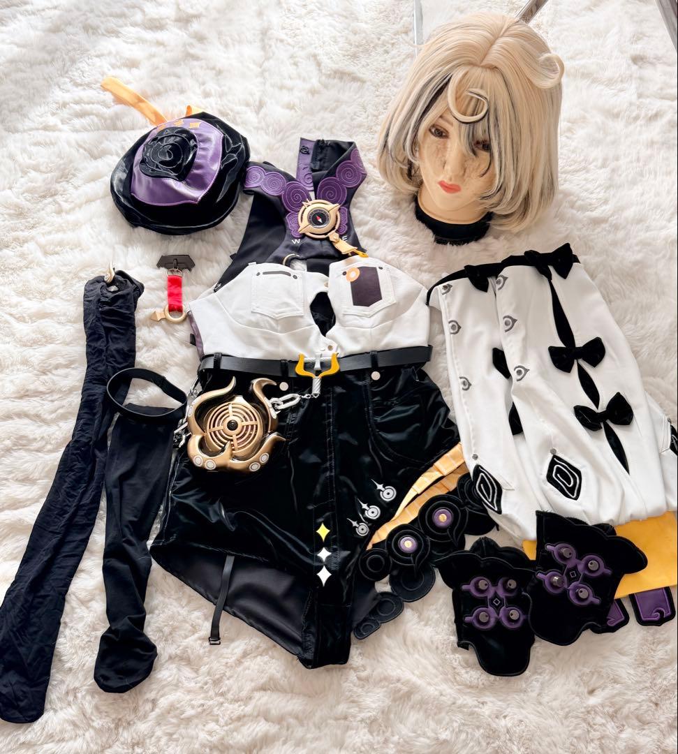 ゼンゼロ　イドリー　コスプレ衣装+ウィッグ+尻尾＋武器　ゼンレスゾーンゼロ