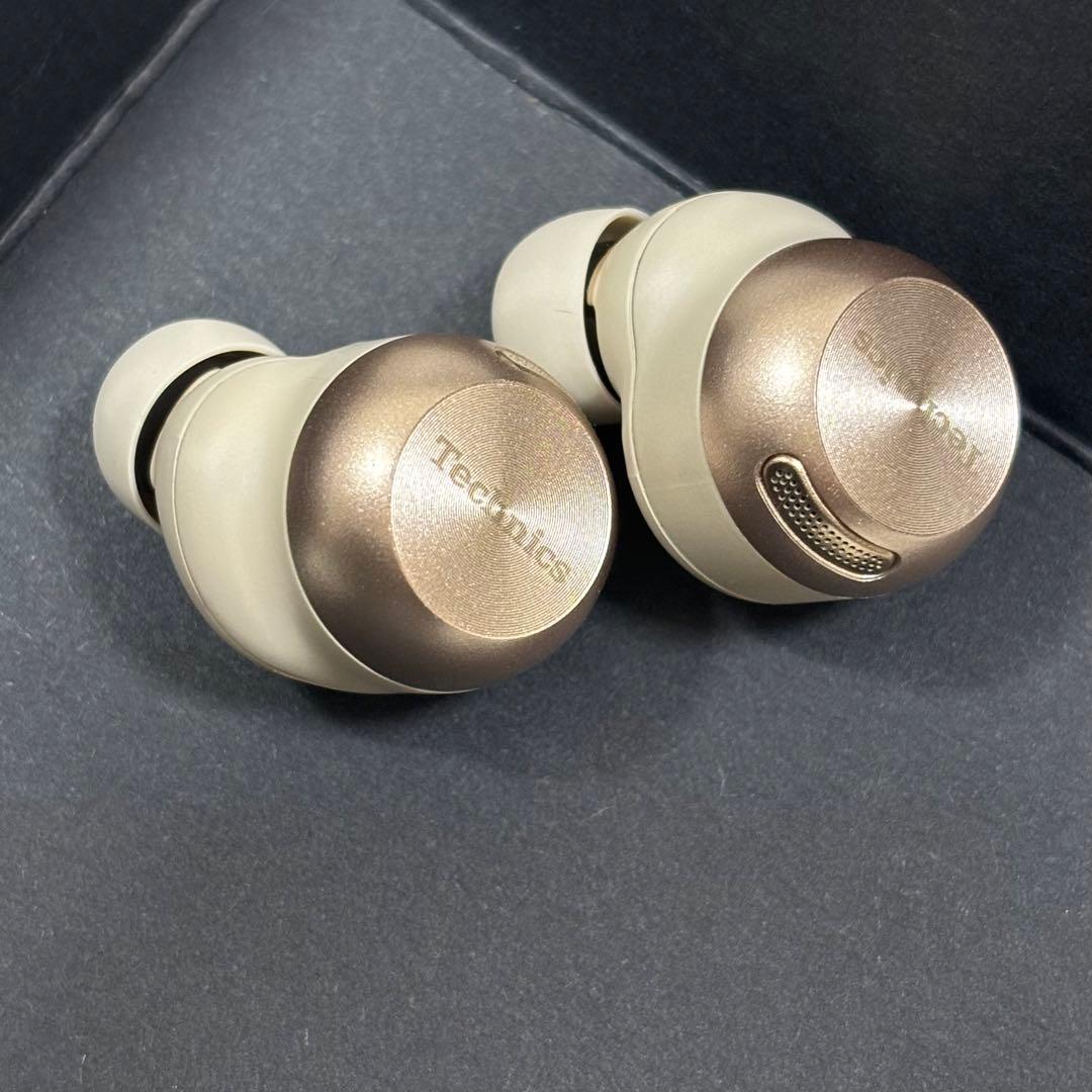 【美品】Technics ワイヤレスイヤホン EAH-AZ100-N ゴールド
