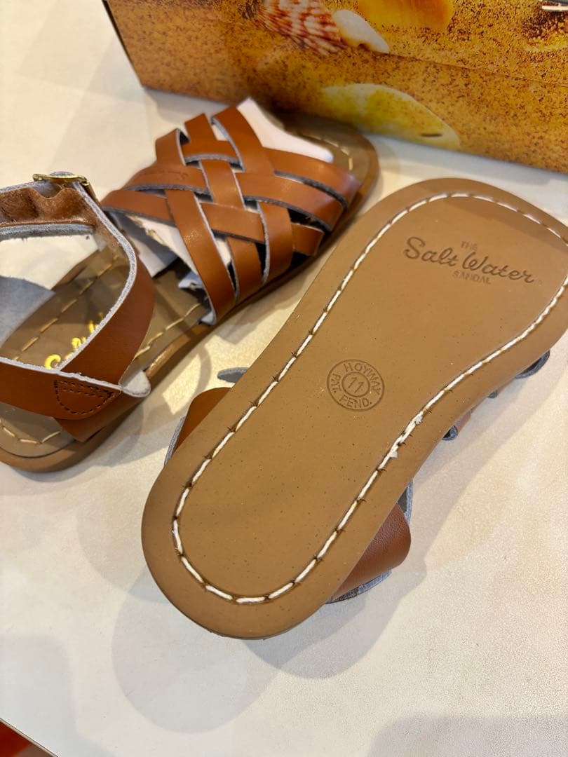 saltwater RETRO サイズ11 新品未使用　tan