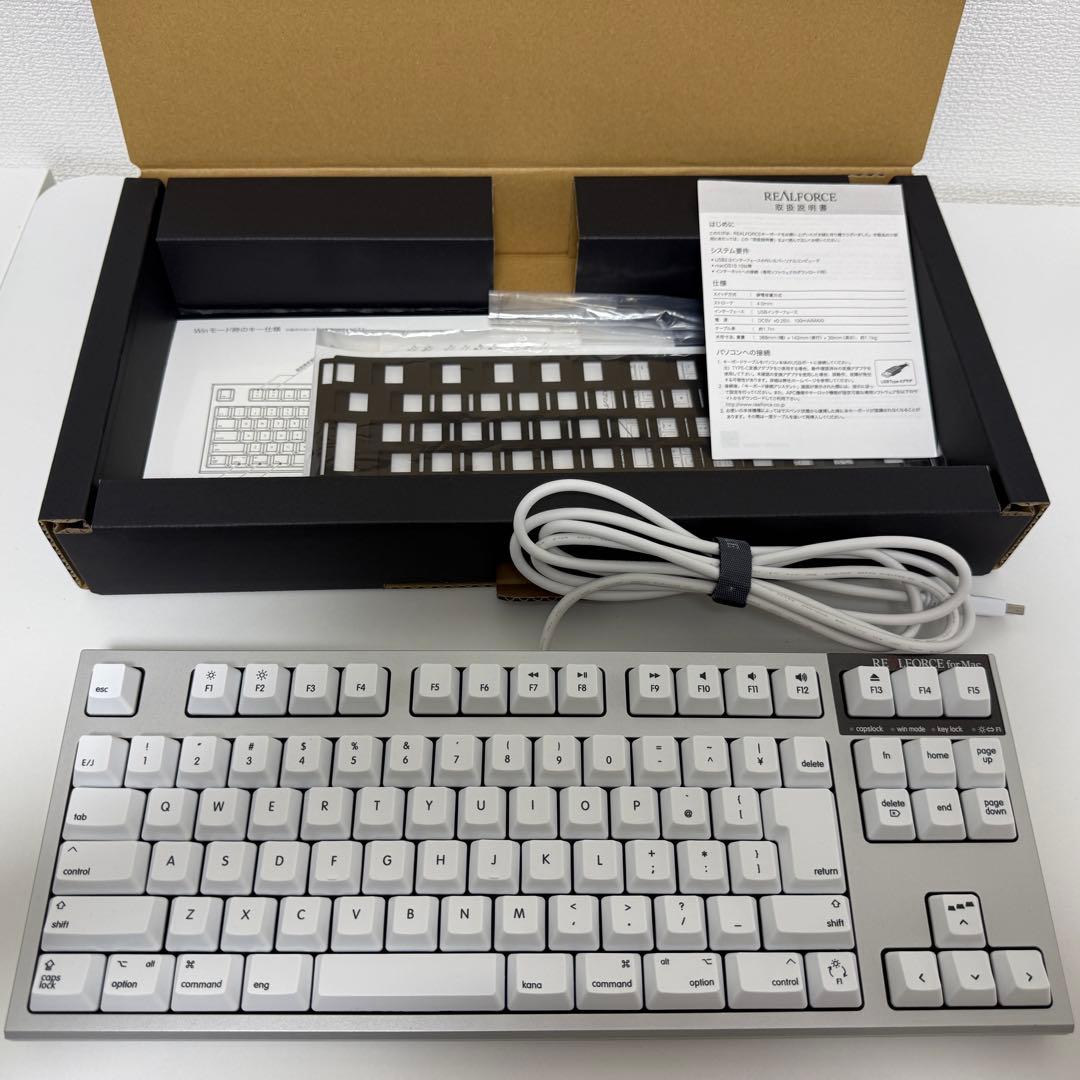 キーボード REALFORCE TKL SA for Mac R2TLSA-JP4M-WH