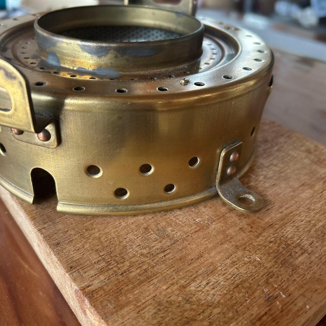 日本船燈　ニッセン　ゴールドフレーム　IS-1 ホヤ台　ワレ無し美品